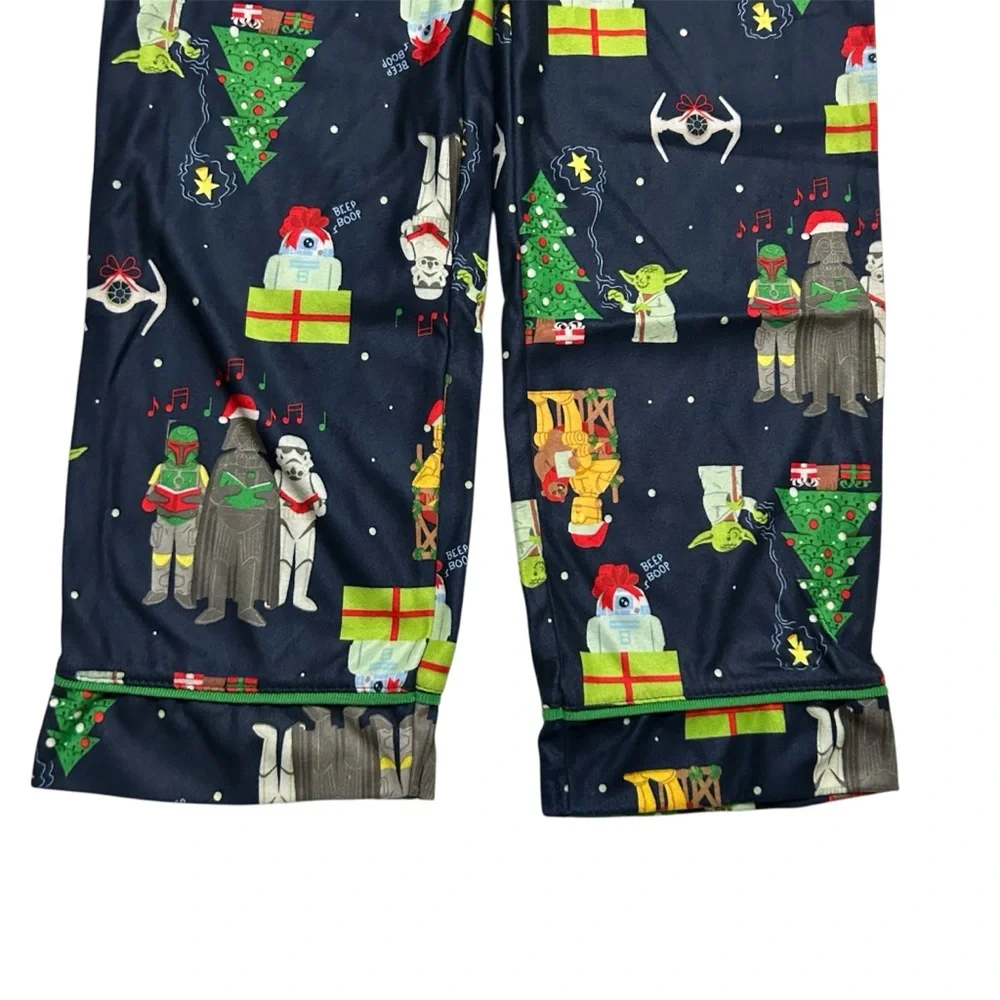🆕Star Wars Christmas Choir Winter Holiday Flannel Boys Pajamas Set Size XS 4/5